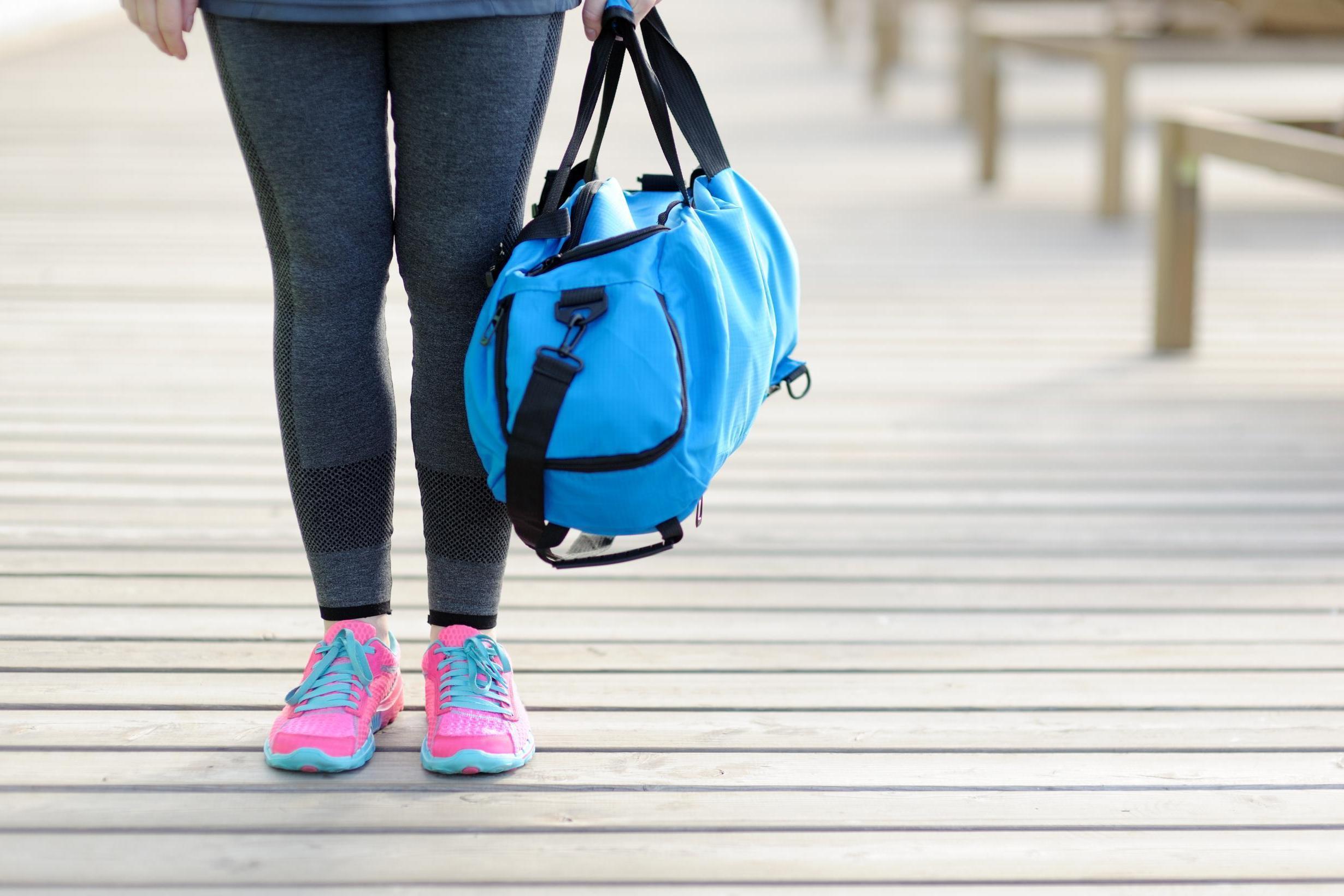 Active Fit Gym Bag Sports Swimming Holdall Including Bonus Wet Bag and Shoe Bag